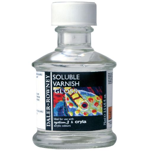 Daler Rowney Acrylic Medium Soluble Gloss Varnish - 75ml