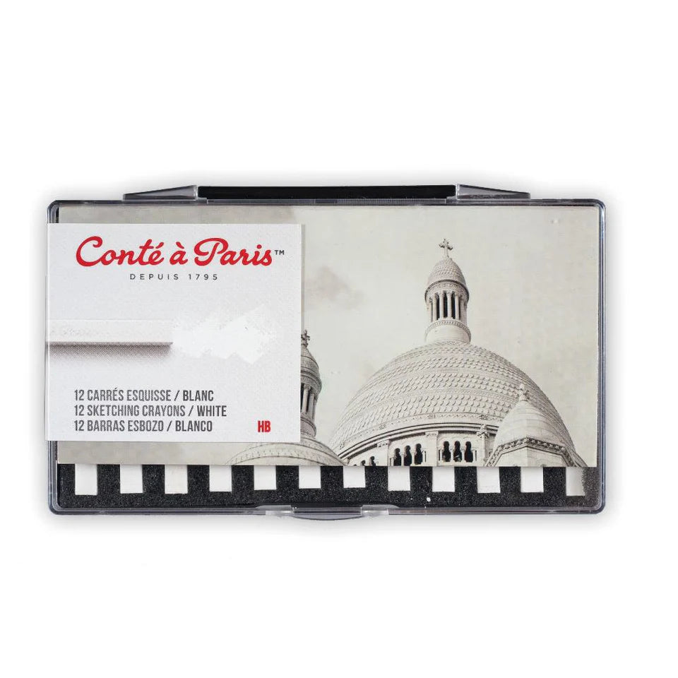 Conte a Paris Esquisse Carre Set White HB