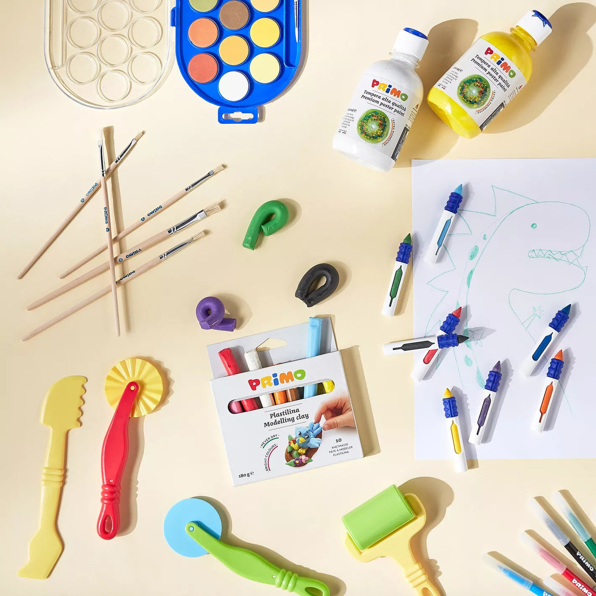 Primo Ready-Mix Poster Paint with Flow Control Cap - 500ml