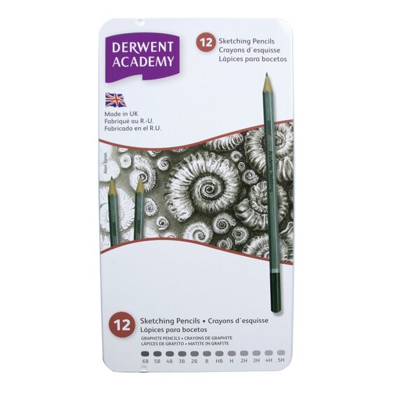 Derwent Academy Sketching Pencils Tin