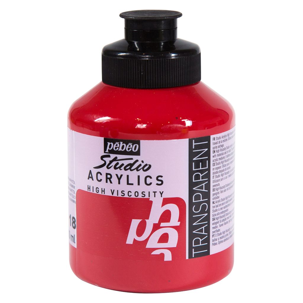 Pebeo Studio Acrylic High Viscosity Paint - 500ml