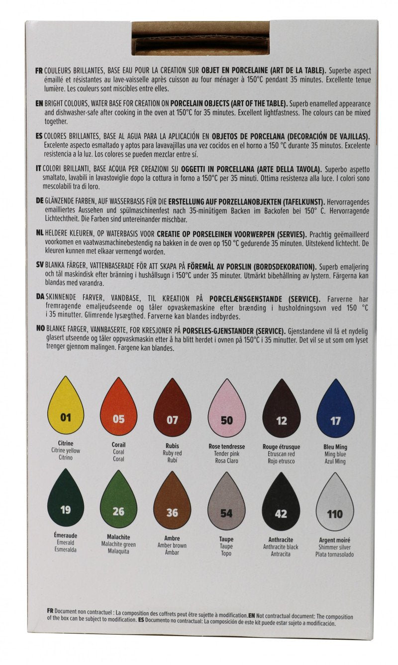 Pebeo Porcelaine 150 Exploration C2 Set – 12 x 20ml