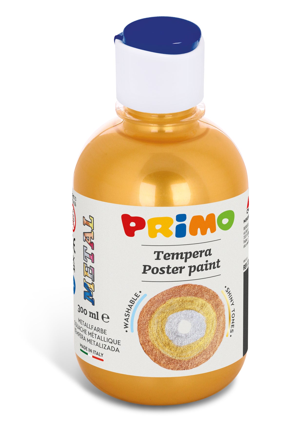 Primo Ready-Mix Metallic Poster Paint Bottle - 300ml