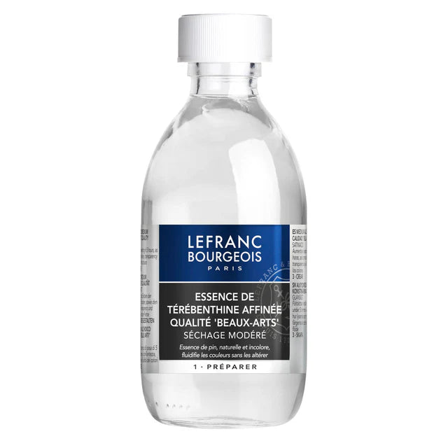 Lefranc Bourgeois Rectified Turpentine ‘Fine Arts’ Quality