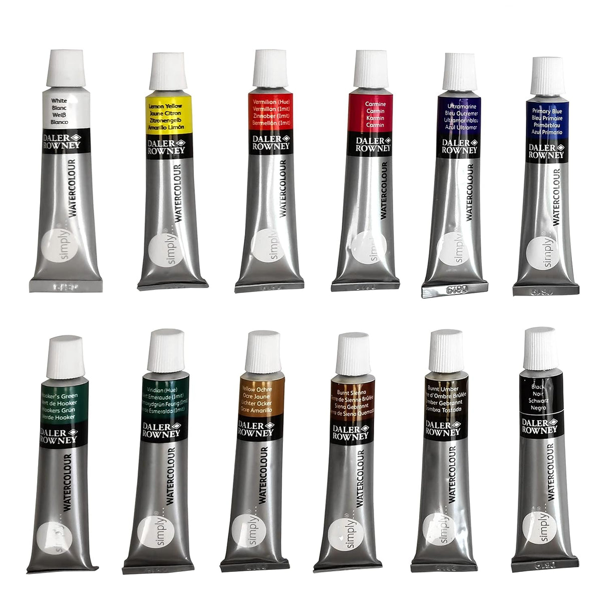 Daler Rowney Simply Watercolour Set – 25 Pcs