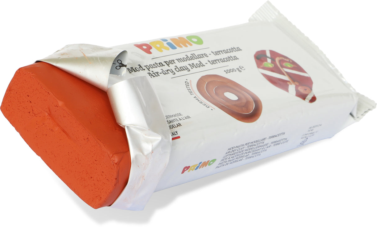 Primo Premium Modelling Clay 1 x 1000gram - Terracotta