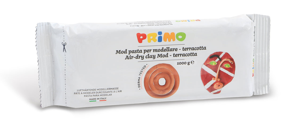 Primo Premium Modelling Clay 1 x 1000gram - Terracotta