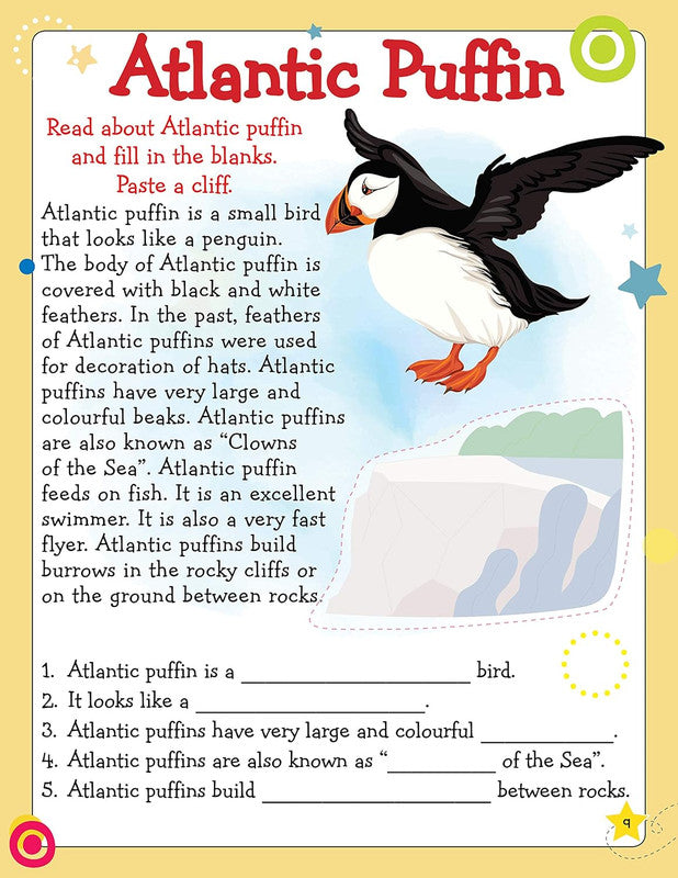 DREAMLAND - Reading Comprehension Activity Book Age 7+ with Stickers - Learn Everyday Series For Children