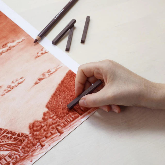 Conte a Paris Esquisse Carre Set Bistre - Z