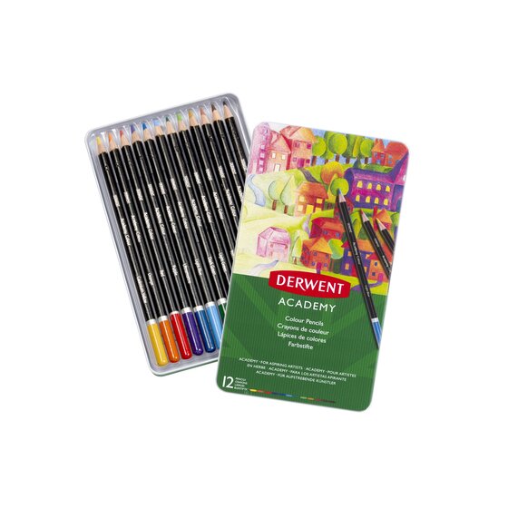 Derwent Academy Colouring Pencils Tin