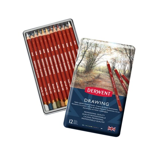 Derwent Drawing Pencils Tin
