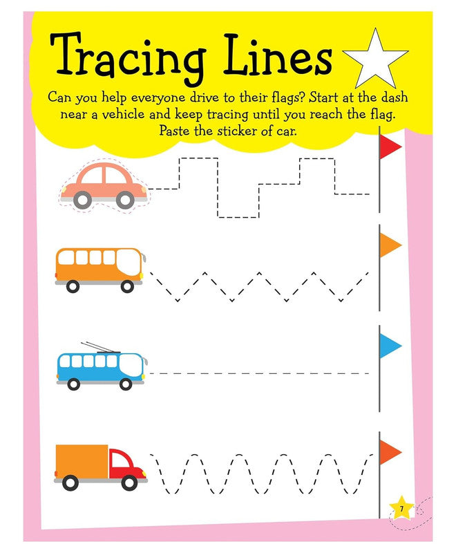 DREAMLAND - Learn to Write Activity Book for Children Age 4+ with Stickers - Learn Everyday Series for Kids