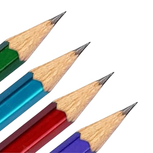 Nataraj Metallic HB Pencils – 12 Pieces with Sharpener