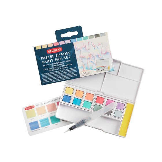 Derwent Pastel Shades Paint Set - 12 Colours