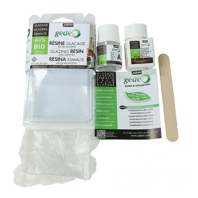 Pebeo Gedeo Glazing Resin Bio Kit