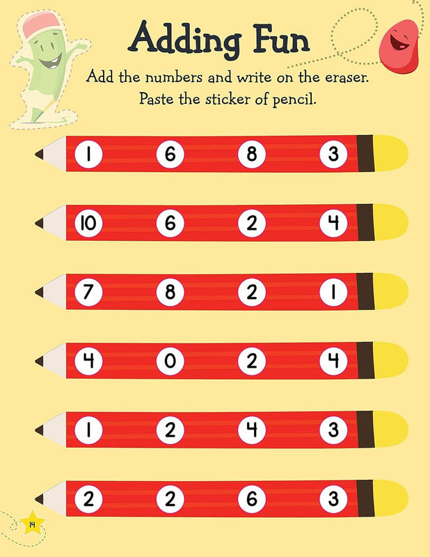 DREAMLAND - Fun with Maths Activity Book for Children Age 6+ with Stickers - Learn Everyday Series for Kids