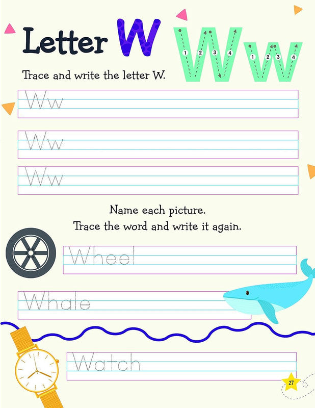 DREAMLAND - Letters and Sounds Activity Book for Children Age 3+ with Stickers - Early Learning Learn Everyday Series For Kids