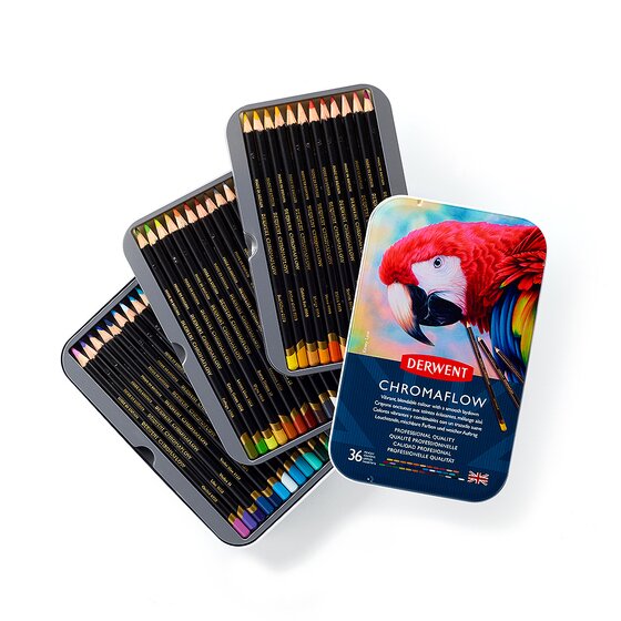 Derwent Chromaflow Pencils Tin