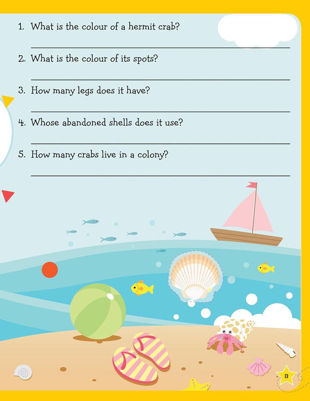 DREAMLAND - Reading Comprehension Activity Book Age 7+ with Stickers - Learn Everyday Series For Children