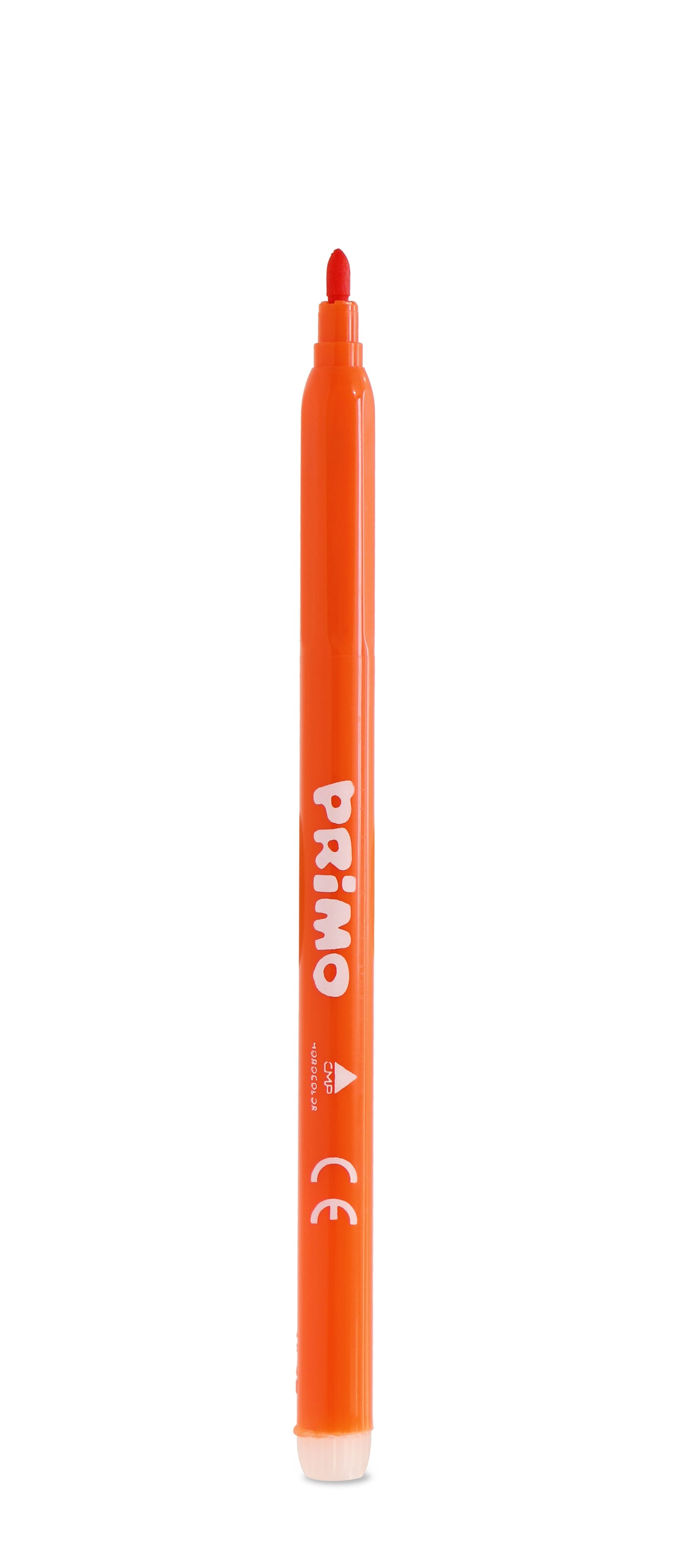Primo Super Washable Fibre‑Tip Pens – Pack of 24 | Fine Tip 2.5mm Bright Colours in Plastic Wallet