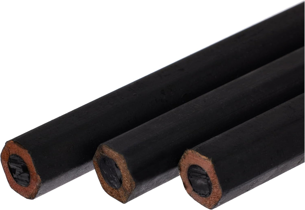 Nataraj Professional Charcoal Pencils Set – Soft, Medium & Hard