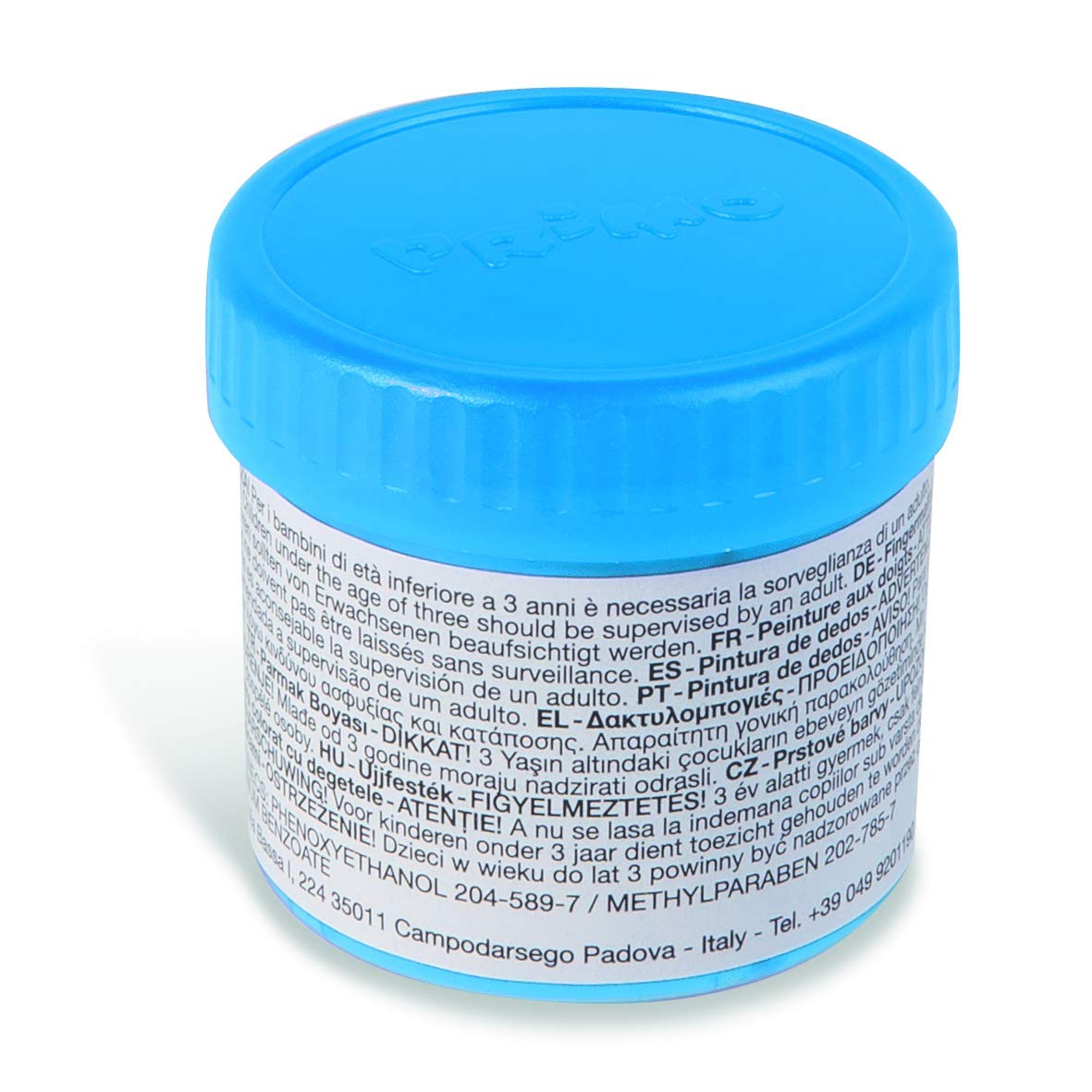 Primo Finger Paint Pots – 6 Colours, 50g Each, Carton Sleeve Pack