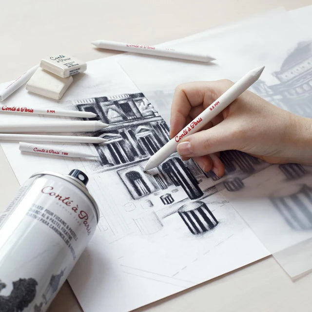 Conte a Paris Esquisse Carre Set White HB