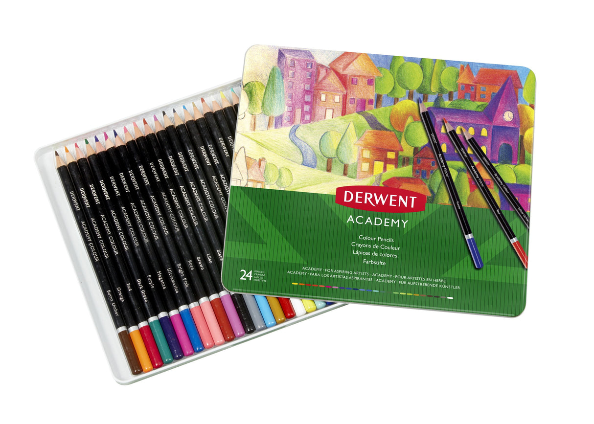 Derwent Academy Colouring Pencils Tin