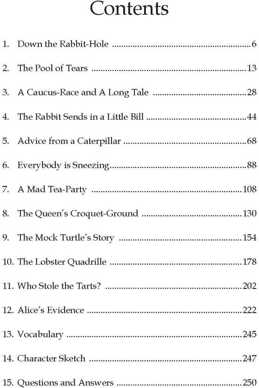DREAMLAND CLASSIC TALES - Alice in Wonderland - Illustrated Abridged Classics for Children with Practice Questions