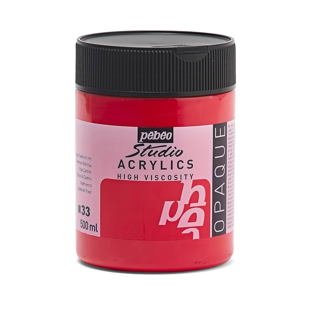 Pebeo Studio Acrylic High Viscosity Paint - 500ml