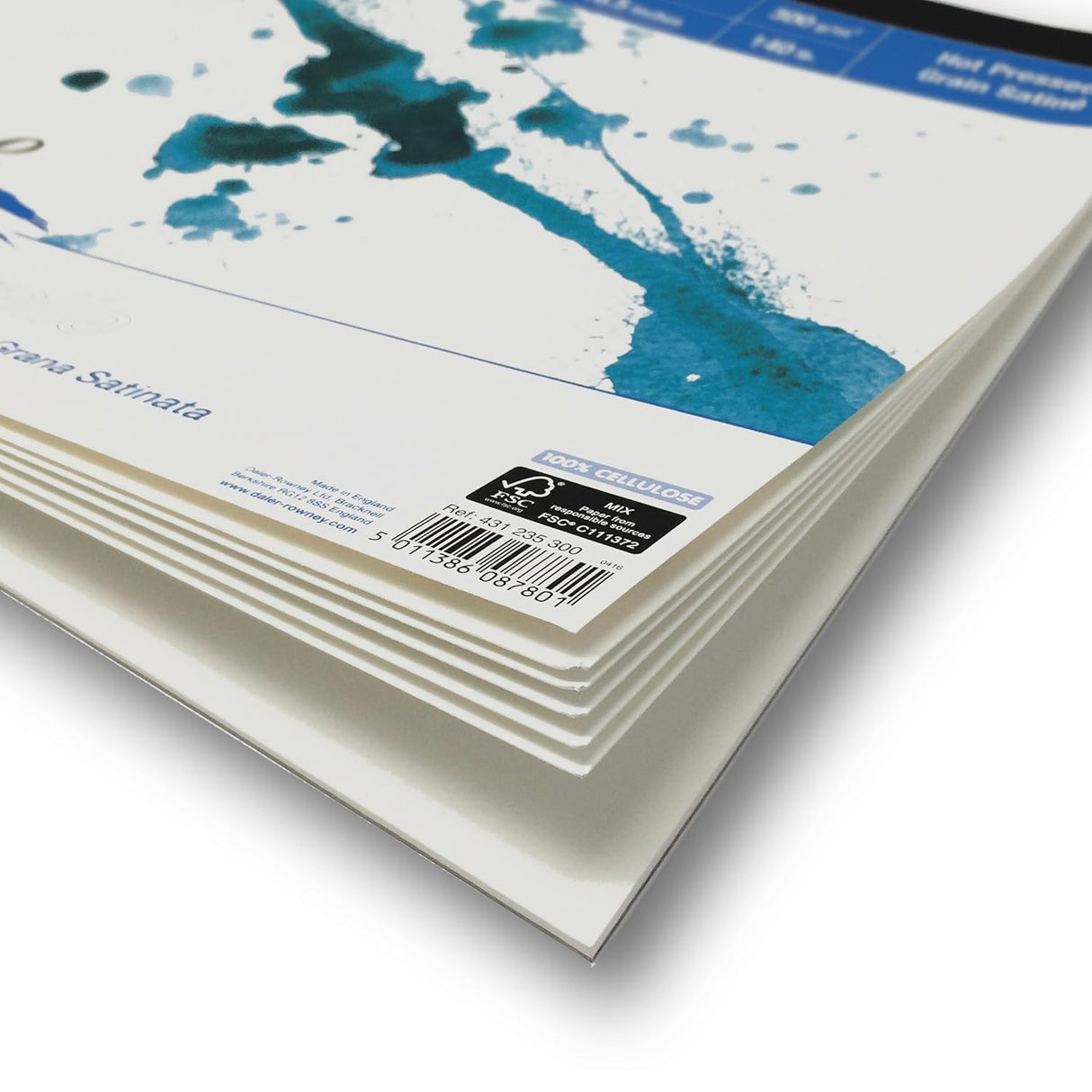 Daler Rowney Aquafine Watercolor Pad – A3, 300gsm, 12 Sheets