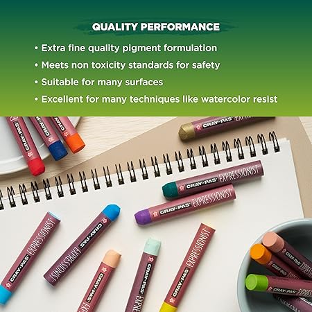 Sakura Cray-Pas Expressionist Oil Pastel Set – Assorted Colors