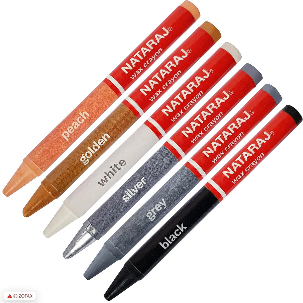 Nataraj Wax Crayons 24 Colors – 90mm