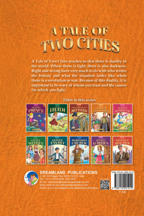DREAMLAND CLASSIC TALES - A Tale of Two Cities - Illustrated Abridged Classics for Children with Practice Questions