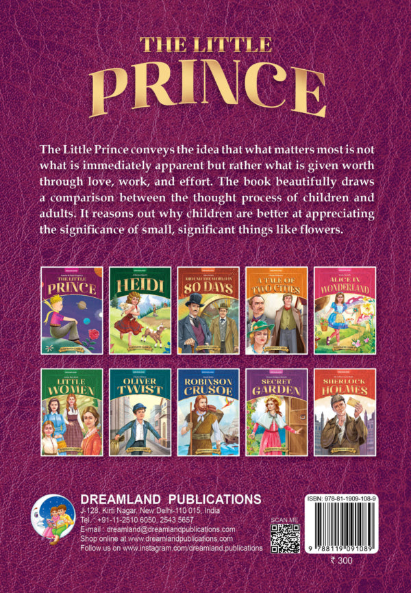 DREAMLAND CLASSIC TALES - The Little Prince - Illustrated Abridged Classics for Children with Practice Questions