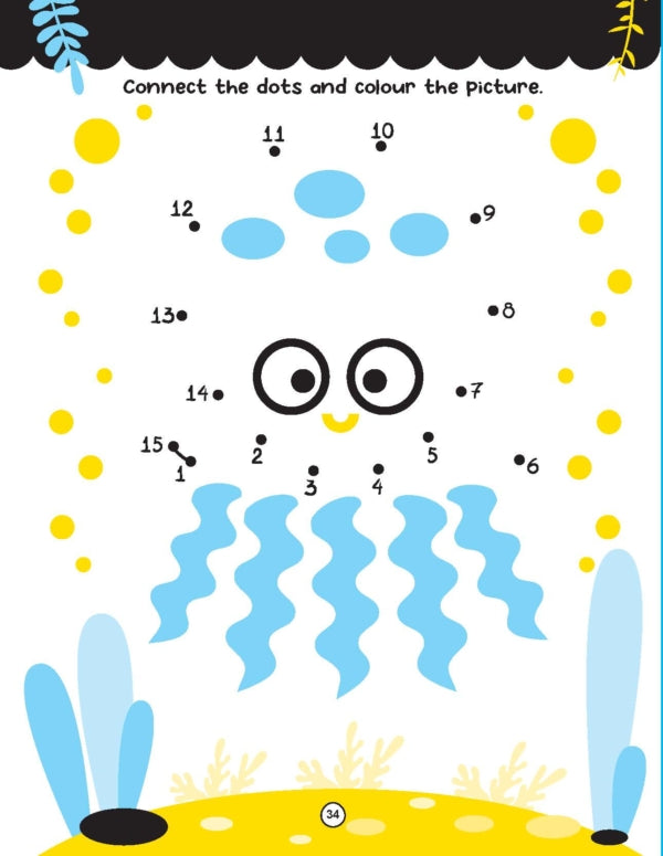 DREAMLAND I CAN SOLVE - Ocean World Activities - I Can Solve Activity Book for Kids Age 4- 8 Years | With Colouring Pages, Mazes, Dot-to-Dots
