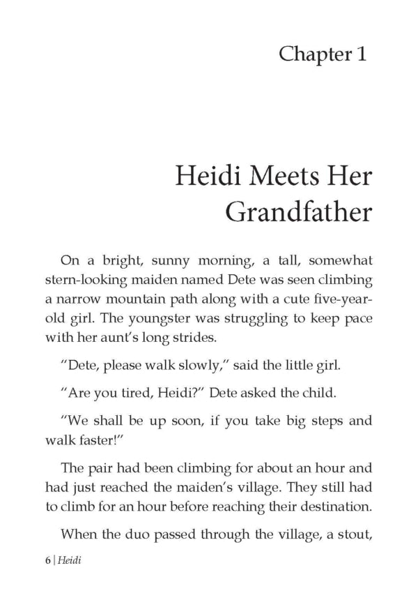 DREAMLAND CLASSIC TALES - Heidi - Illustrated Abridged Classics for Children with Practice Questions