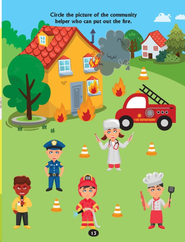 DREAMLAND - Brain Train Activity Book for Kids Age 4+ - With Colouring Pages, Mazes, Puzzles and Word searches Activities