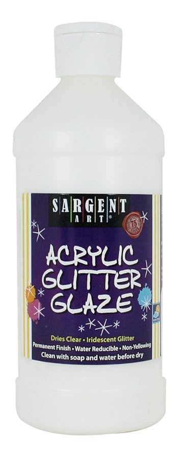 Sargent Art Acrylic Glitter Glaze 16 oz