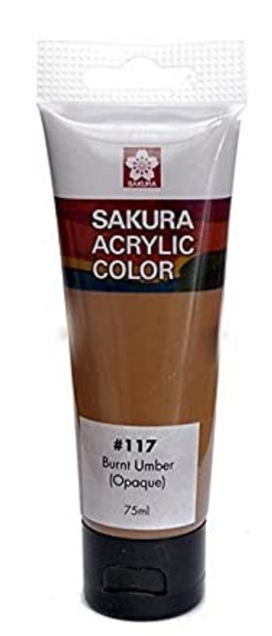 Sakura Acrylic Colors – 75ml Tube