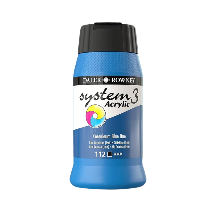 Daler Rowney System3 Acrylic Colours - 500ml