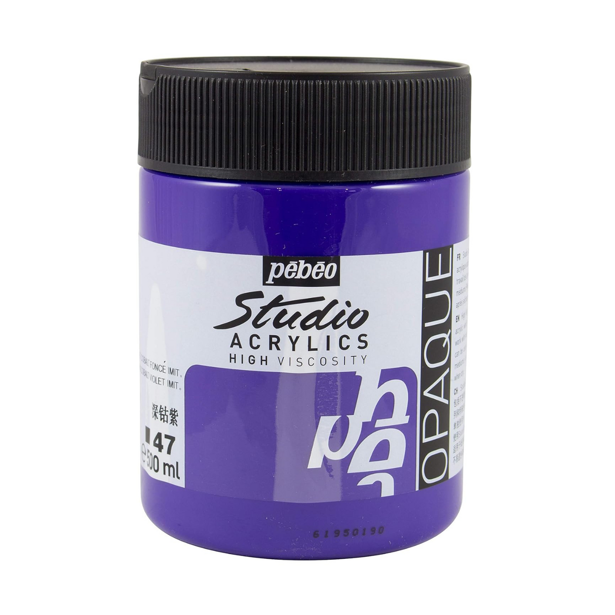 Pebeo Studio Acrylic High Viscosity Paint - 500ml