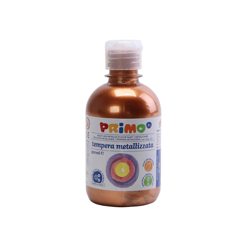 Primo Ready-Mix Metallic Poster Paint Bottle - 300ml