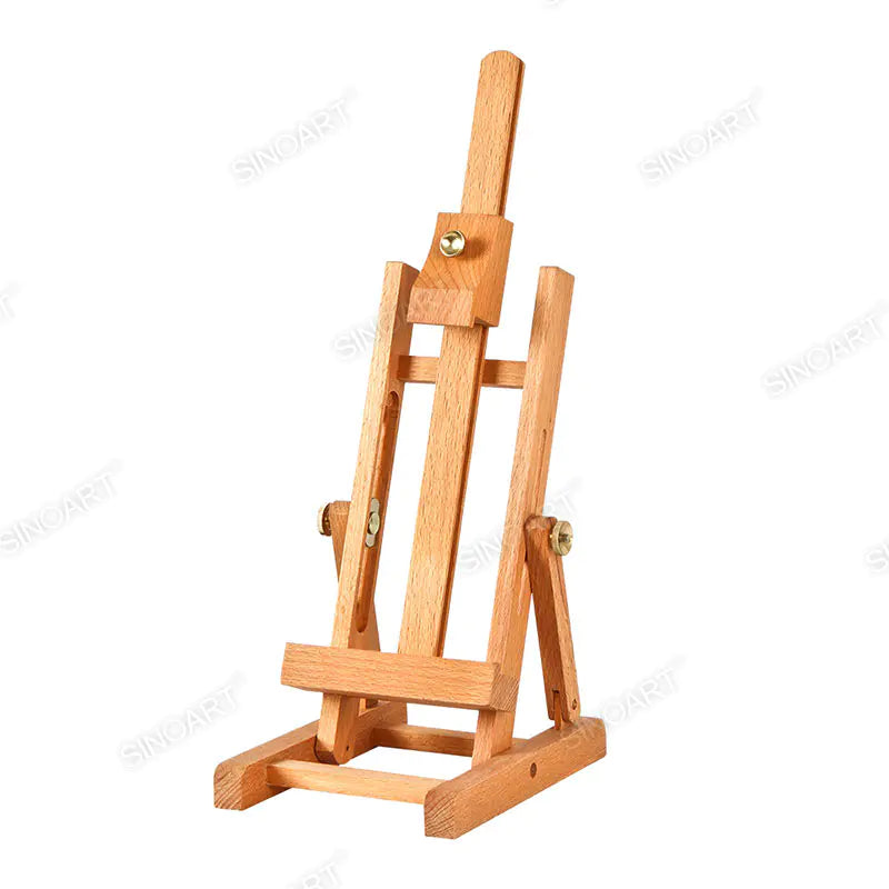 Sinoart Tabletop Mini Easel – 12x16x34 cm, Elm Wood