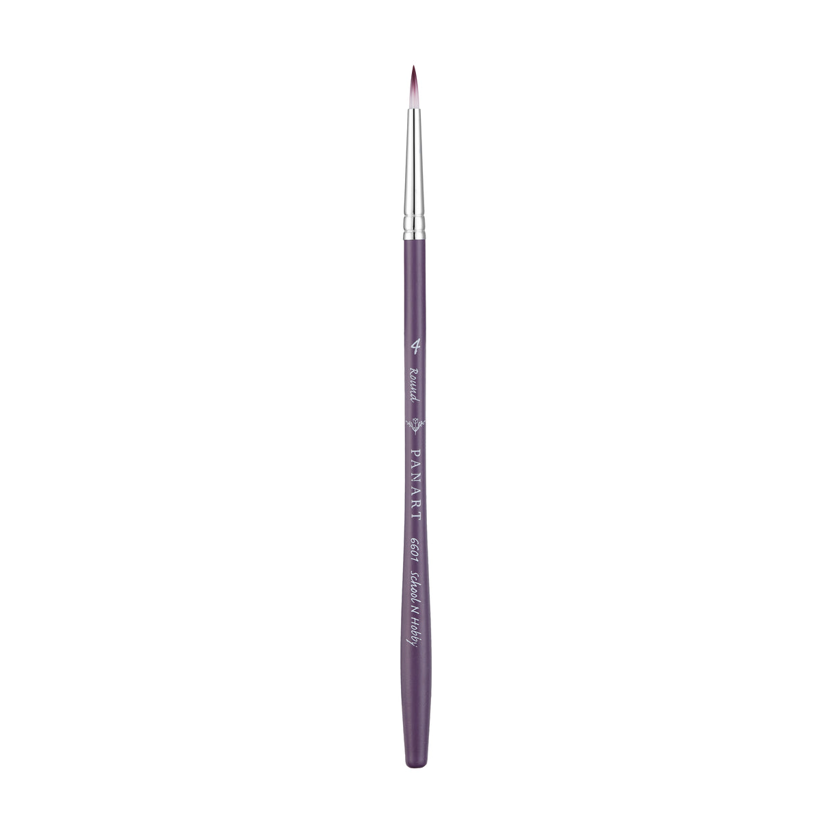 Panart Two Tone Synthetic Round Short Handle Brush Pack - 5 Pcs (6601-4)