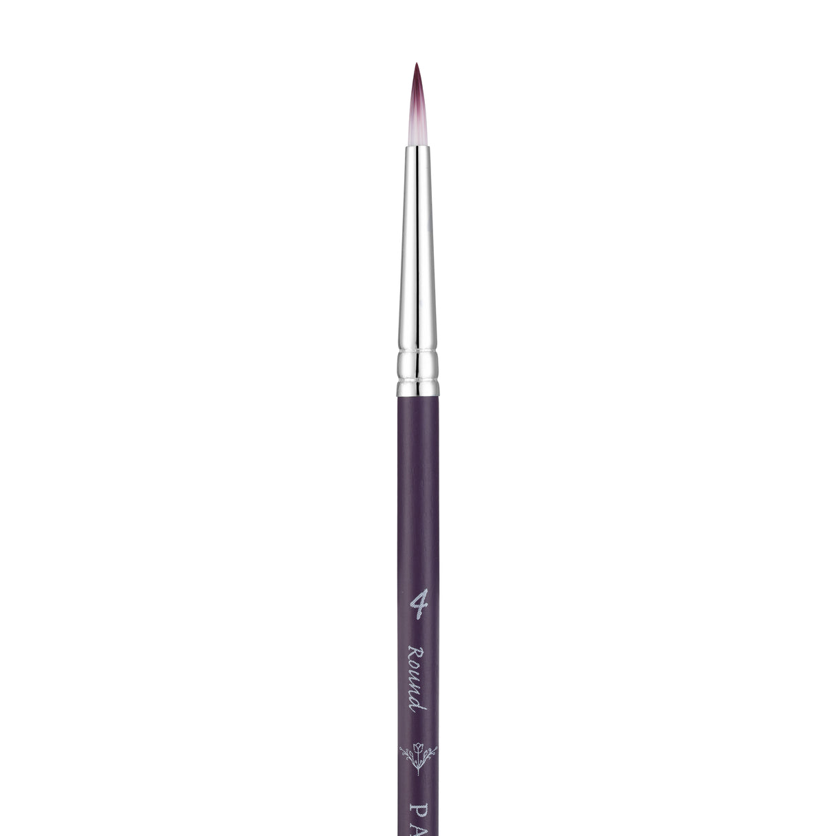 Panart Two Tone Synthetic Round Short Handle Brush Pack - 5 Pcs (6601-4)