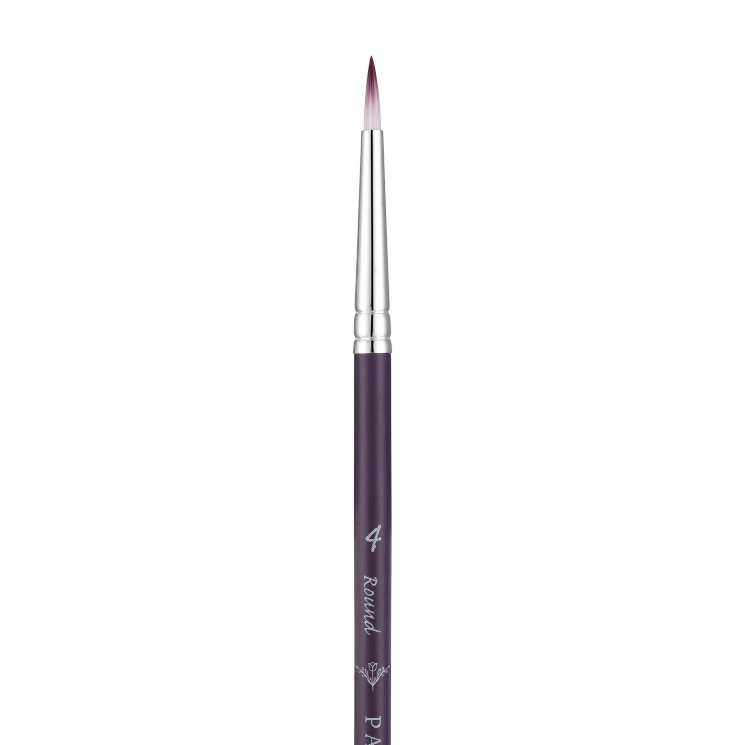 Panart Two Tone Synthetic Round Short Handle Brush Pack - 5 Pcs (6601-4)