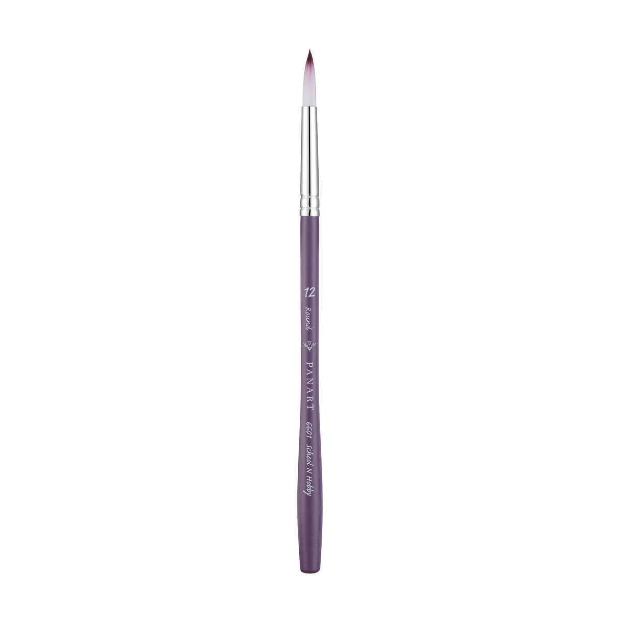 Panart Two Tone Synthetic Round Short Handle Brush Pack - 3 Pcs (6601-12))