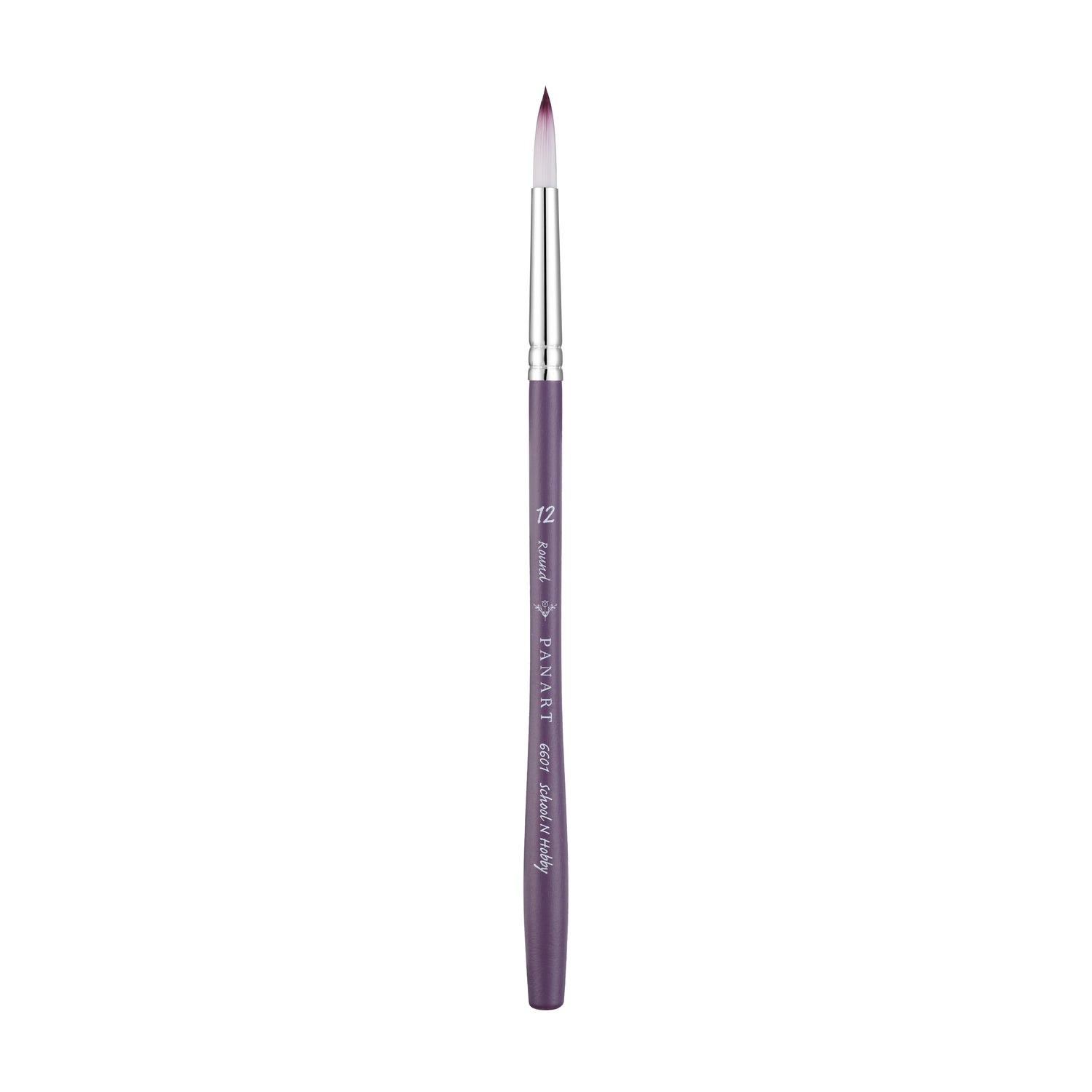 Panart Two Tone Synthetic Round Short Handle Brush Pack - 3 Pcs (6601-12))