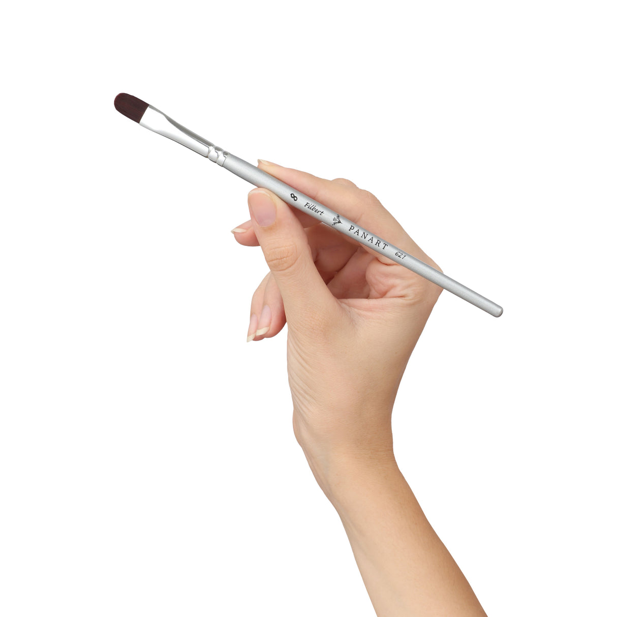 Panart Supertone Synthetic Short Handle Filbert Brushes - 621